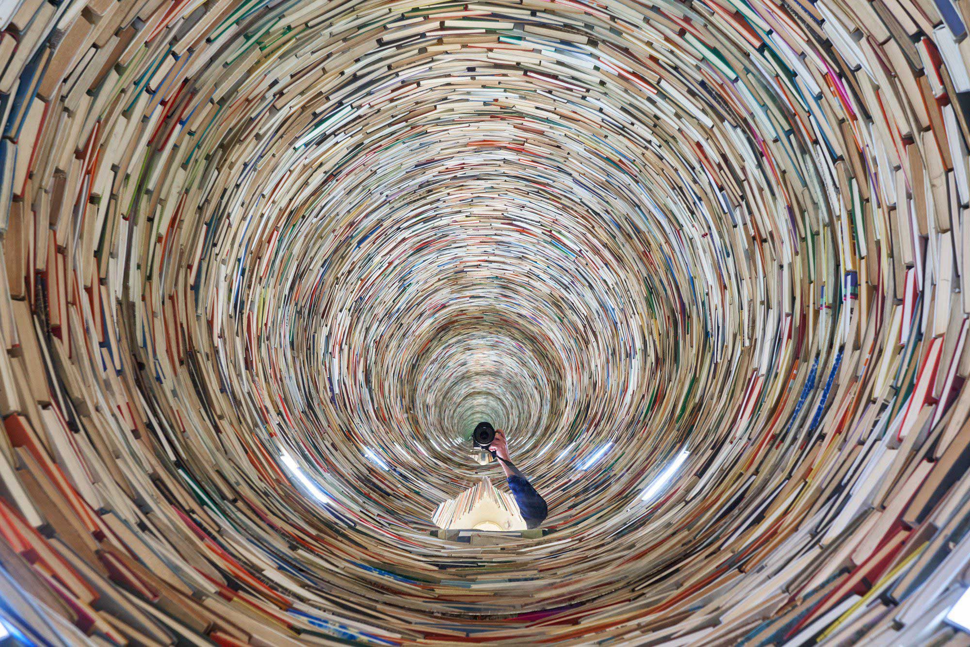 Books, a lot of them...