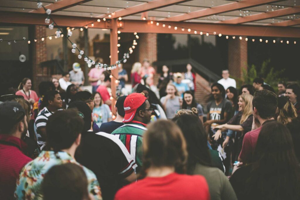 People hanging out
