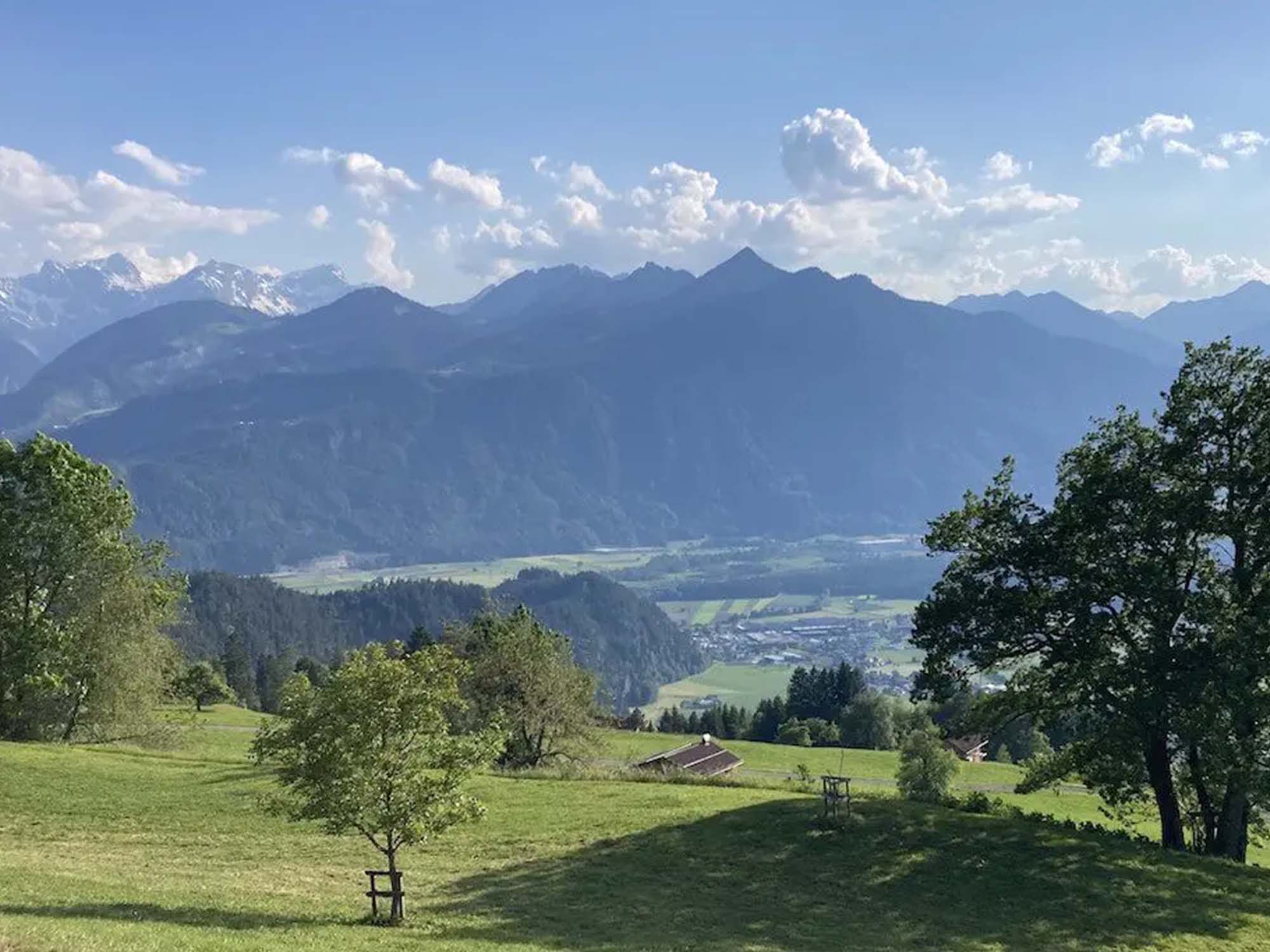 Aussicht in Ludesch, Vorarlberg